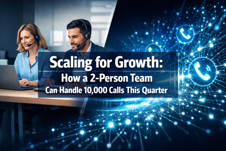 Scaling for Growth: How a 2-Person Team Can Handle 10,000 Calls This Quarter